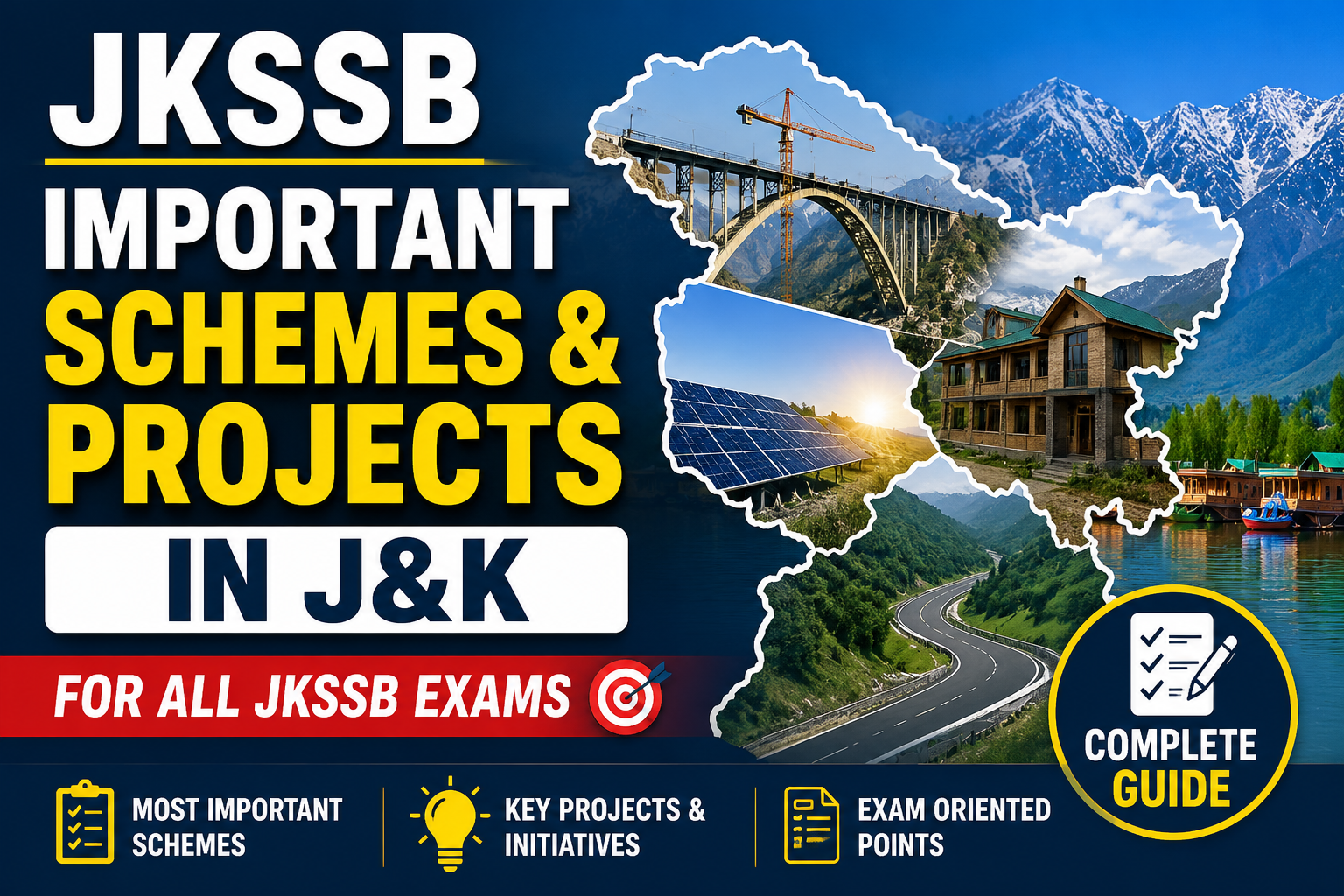JKSSB Important Schemes & Projects in J&K