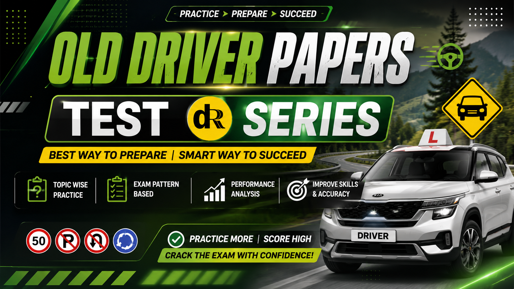 Old Driver Papers (70 Tests)