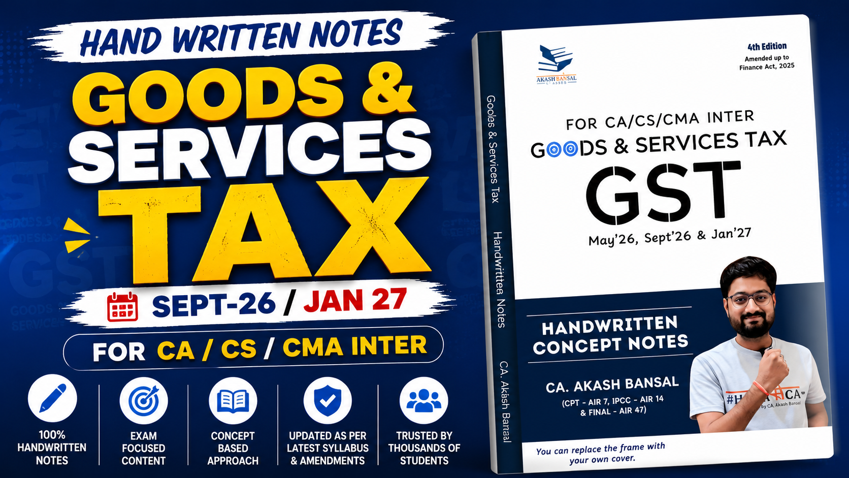 GST Handwritten Book | Sept26 and Jan27
