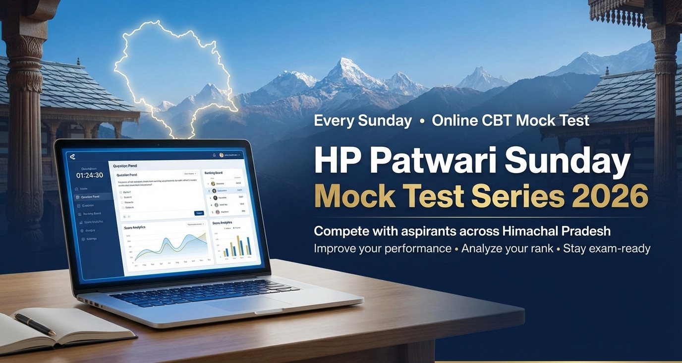 HP Patwari Sunday Mock Test Series 2026