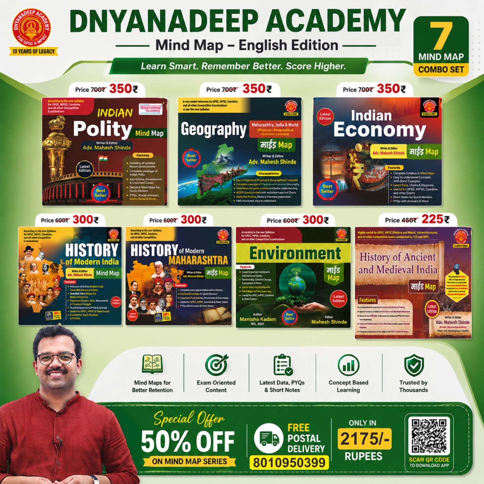 Dnyanadeep Academy –7 Mind Map Series (English Edition)