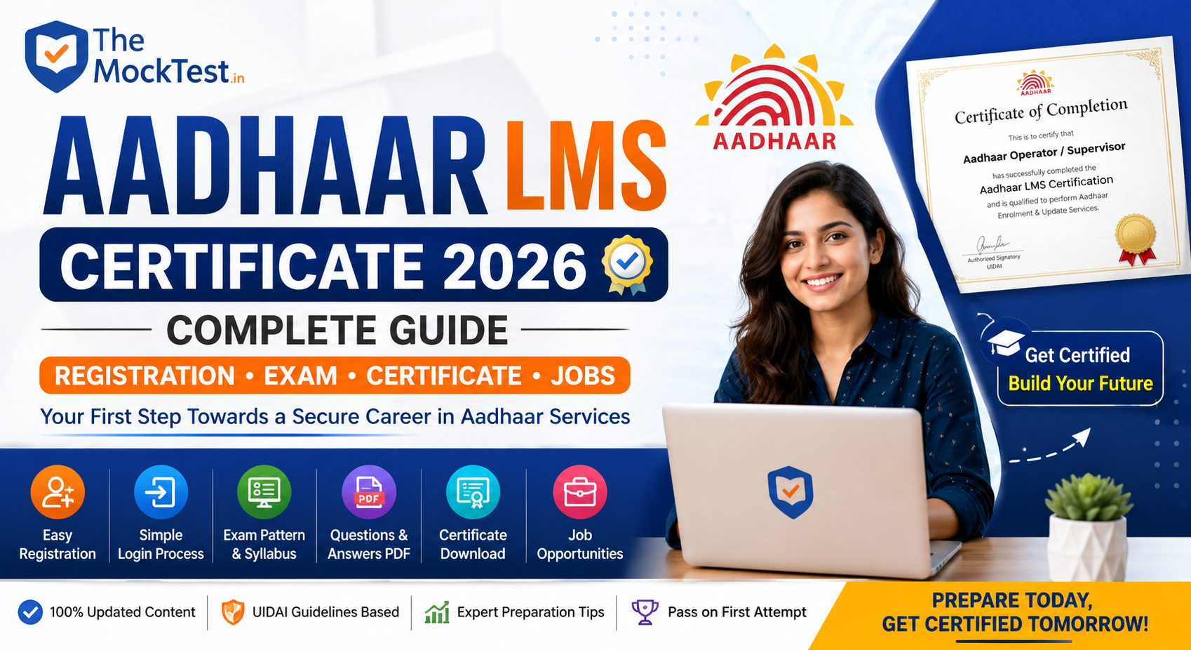 Aadhaar LMS 2026 - Complete Process