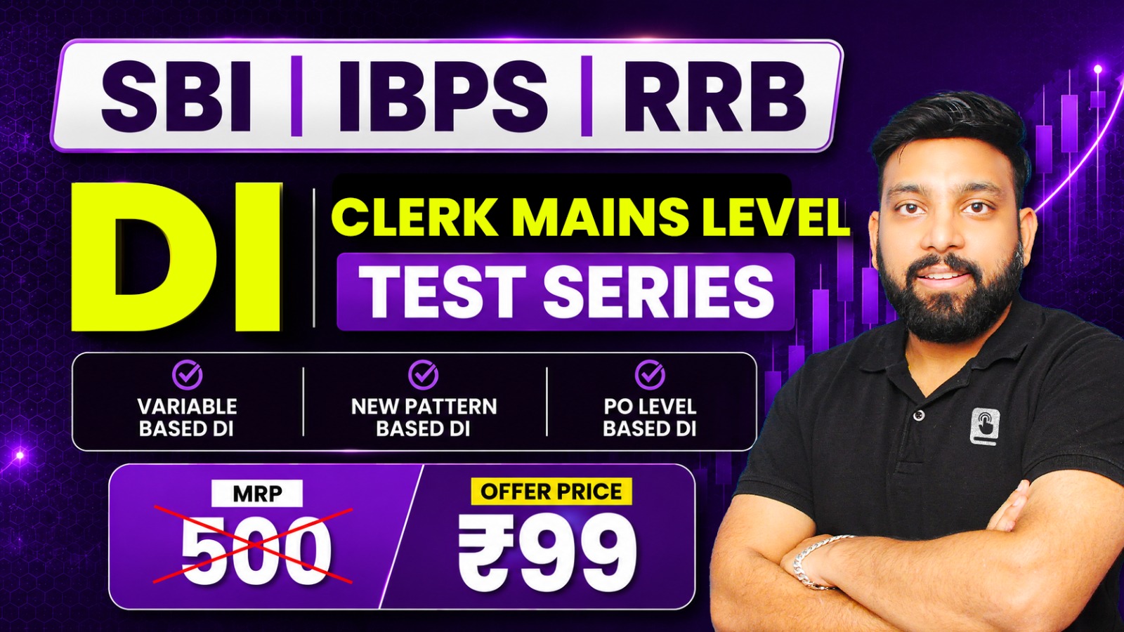 SBI | IBPS | RRB Clerk Mains Level DI Test Series 2026