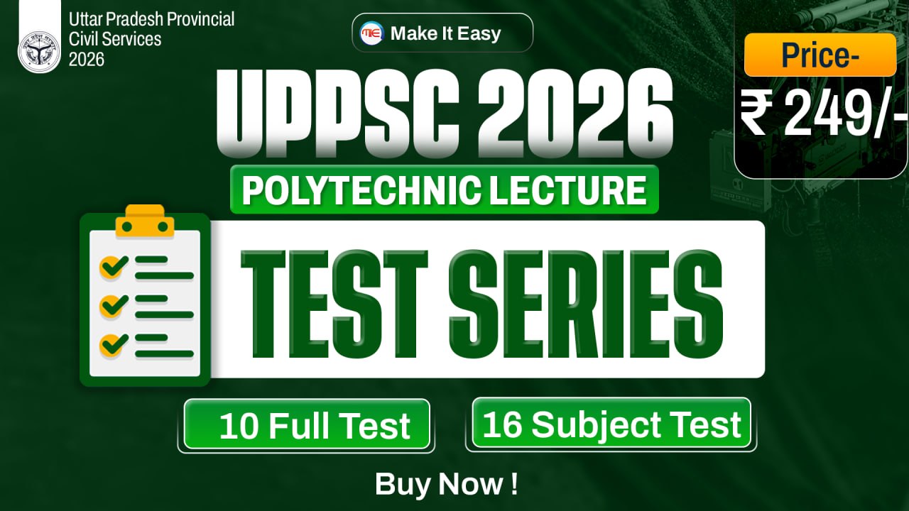 Uppsc polytechnic Lecturer 2025-26