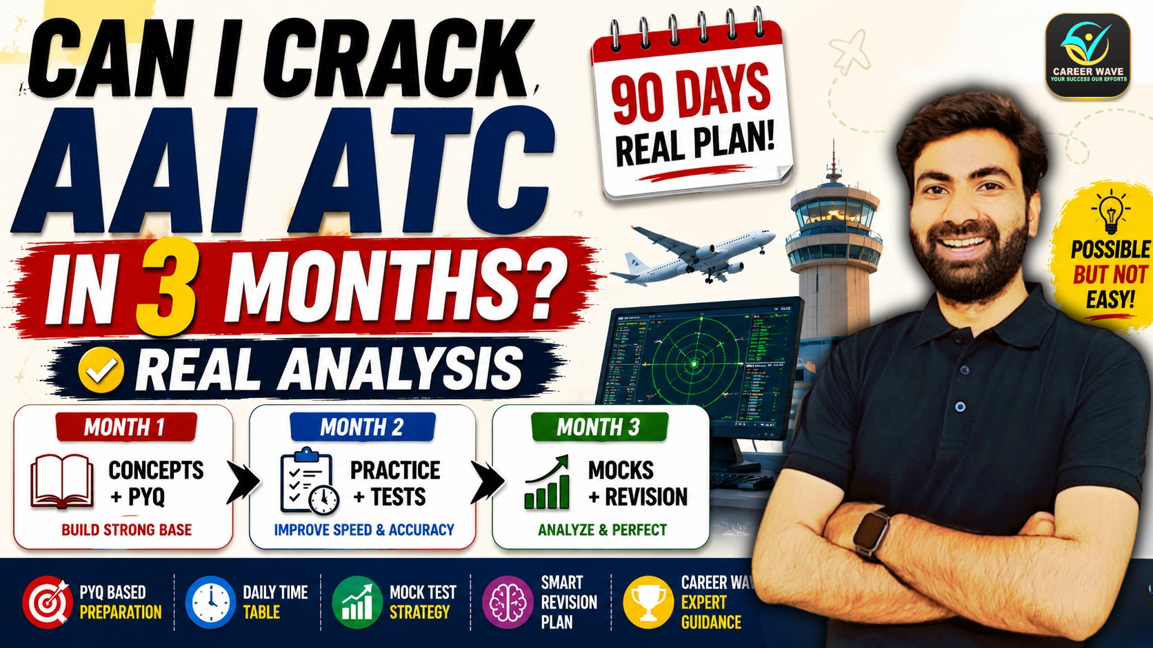 Can I Crack AAI ATC in 3 Months? Real Analysis and Study Plan