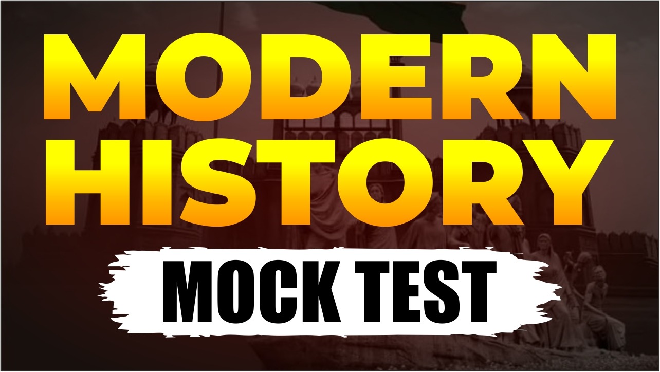 Modern History Mock test