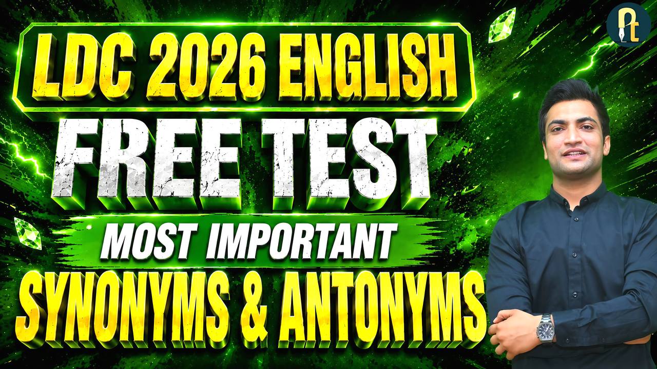 LDC 2026 English Free Test | Most Important Synonyms & Antonyms