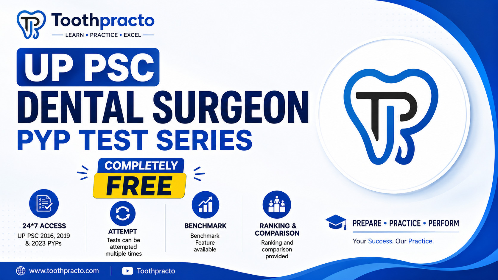 UP PSC Dental Surgeon PYP Series (Free)