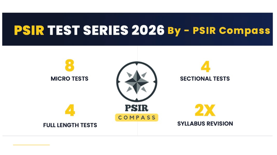 PSIR Test Series for Mains 2026 