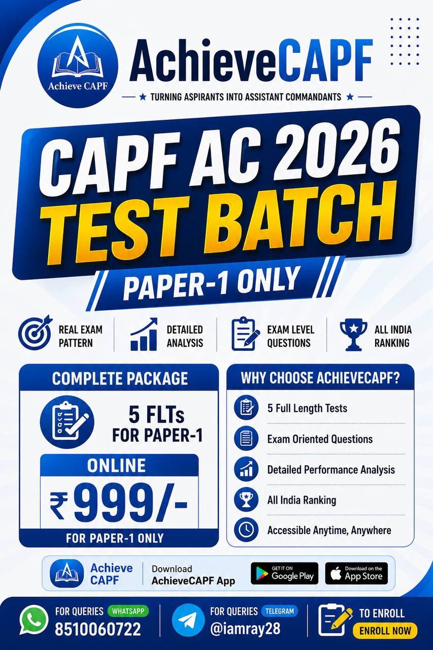 PAPER 1 : FULL LENGTH TEST (5 FLT) SERIES 2026
