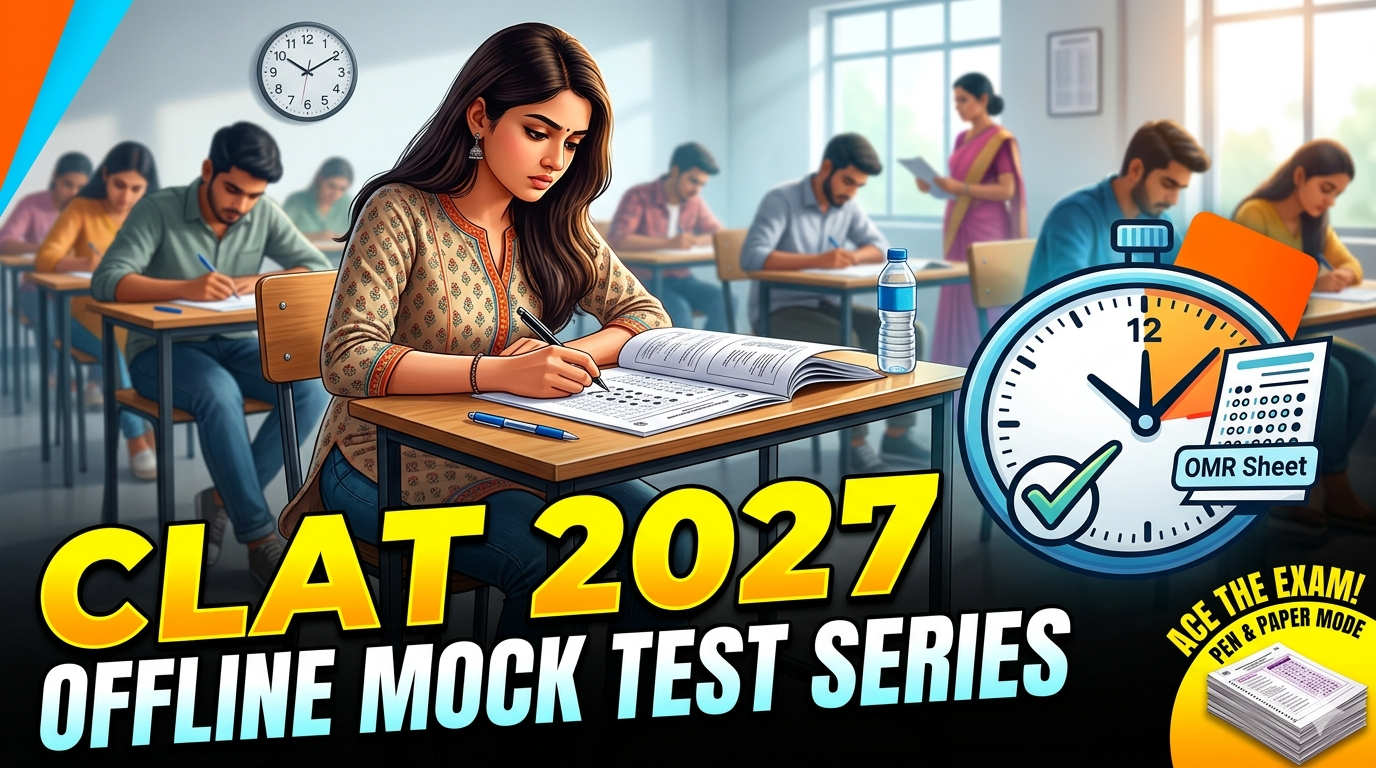 CLAT 2027 Offline Mock Test (SET OF 20)