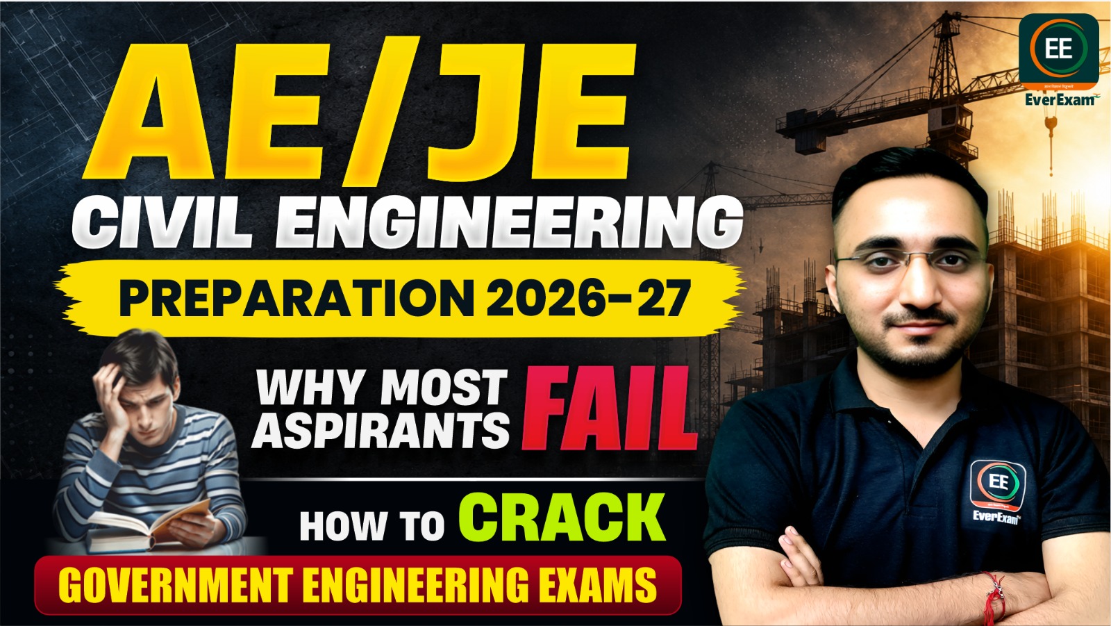 AE/JE Civil Engineering Preparation 2026-27: Why Most Aspirants Fail and How to Crack Government Engineering Exams