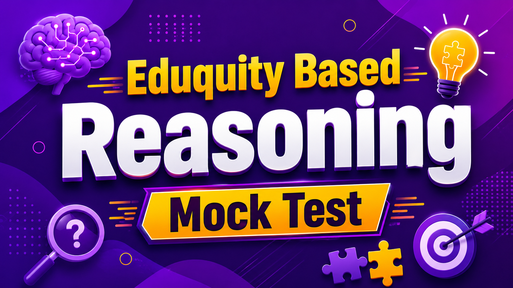 Eduquity Based Reasoning Topic Wise Test 2026-27