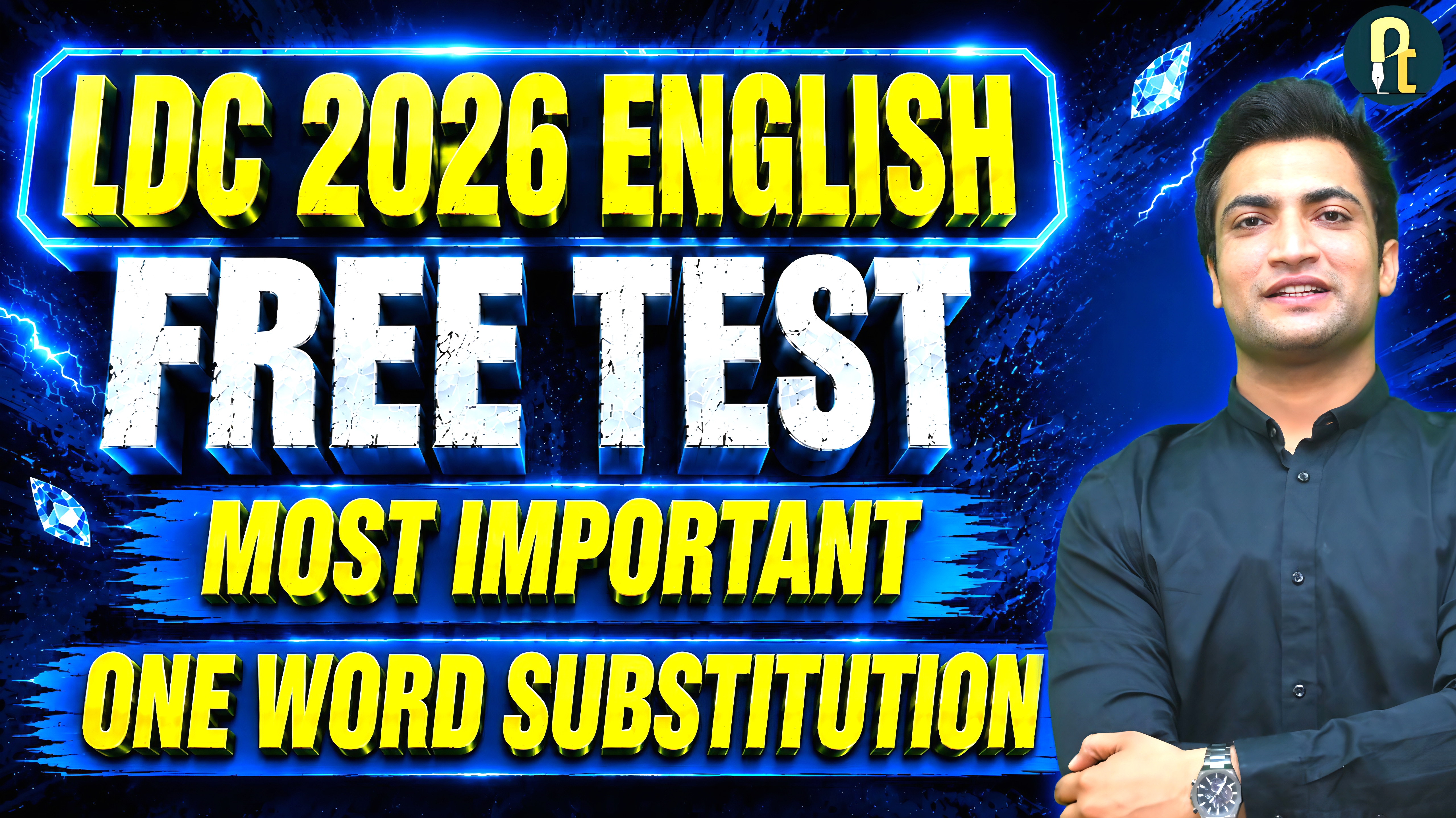 LDC 2026 English Free Test | Most Important ONE WORD SUBSTITUTION