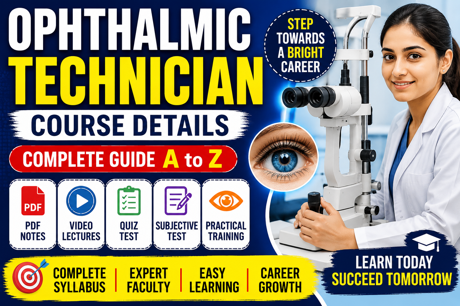 Ophthalmic Technician Course – Complete Learning Programme