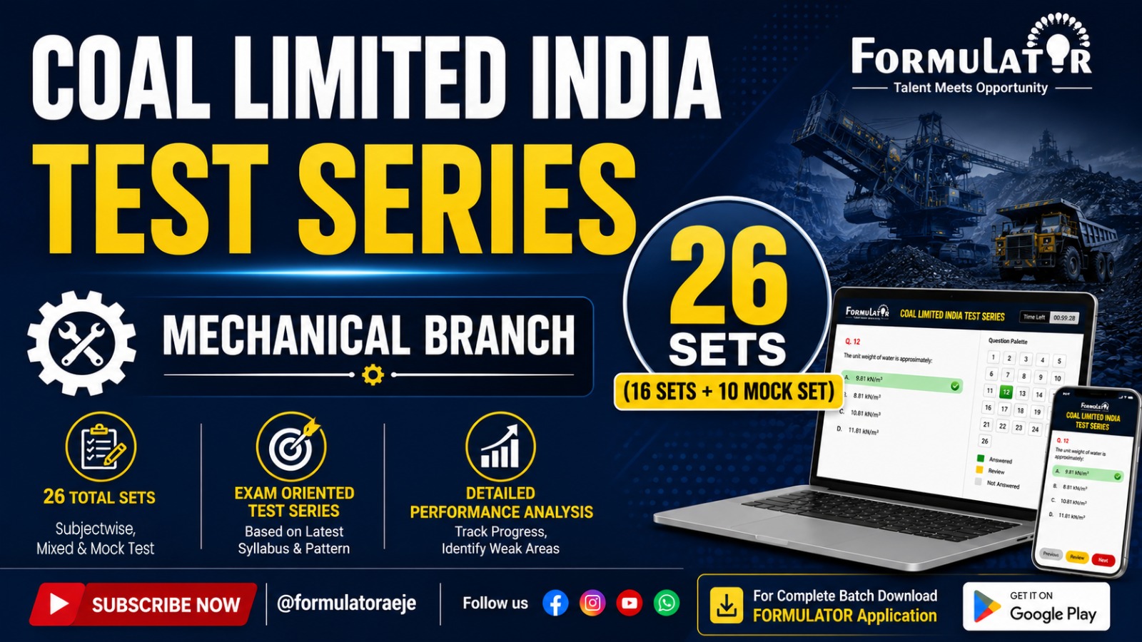 Coal India MT Mechanical Engineering Test-Series