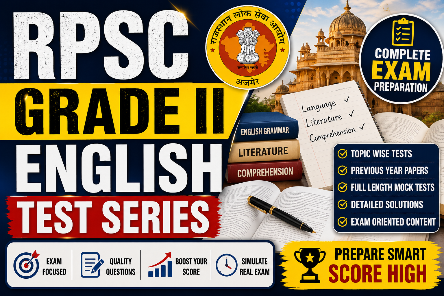 RPSC GRADE-II (ENGLISH)