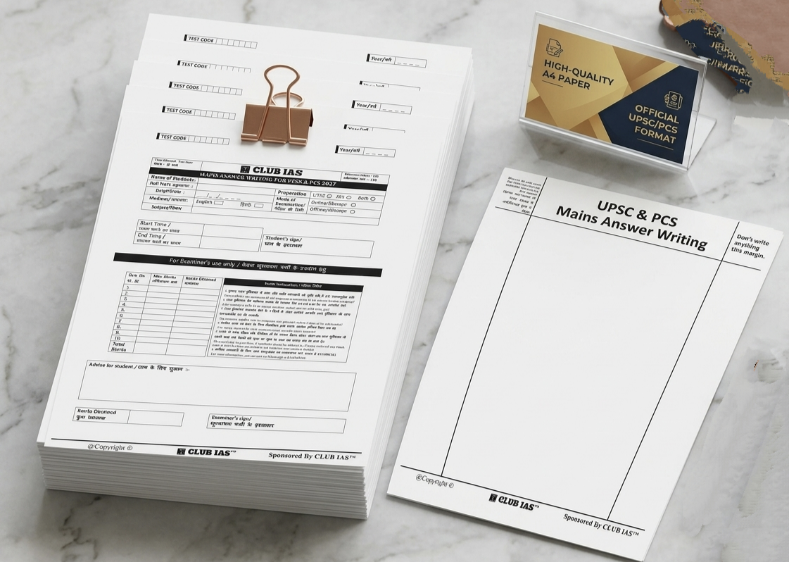 Mains Answer Writing Booklets 24 Set 