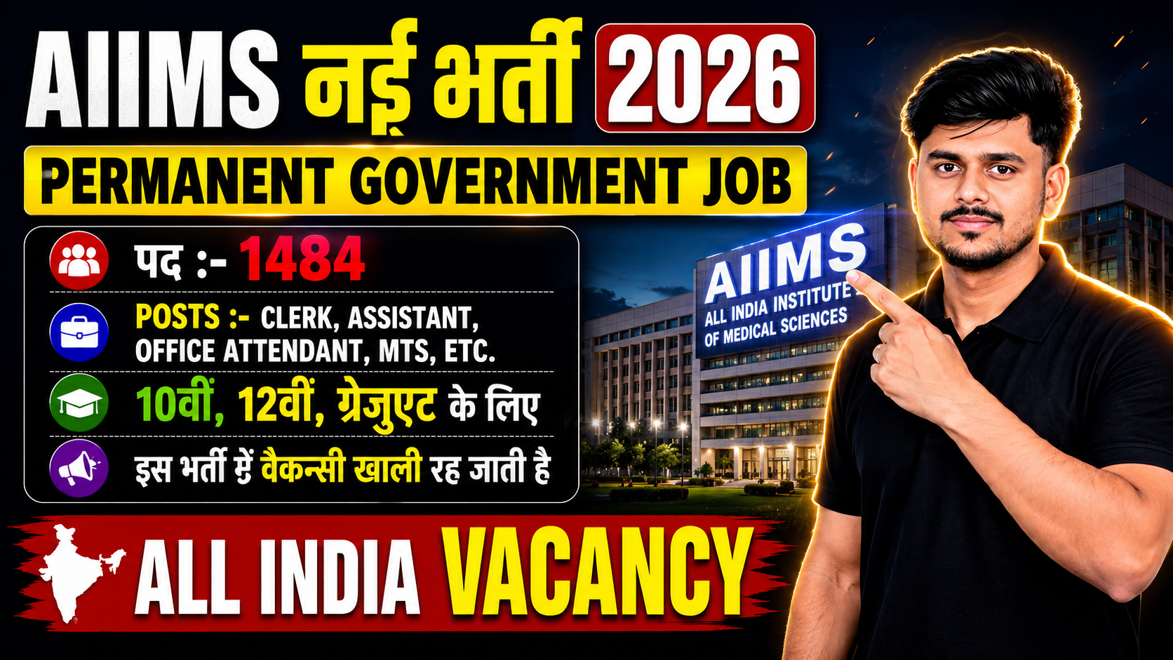 AIIMS NEW VACANCY 2026
