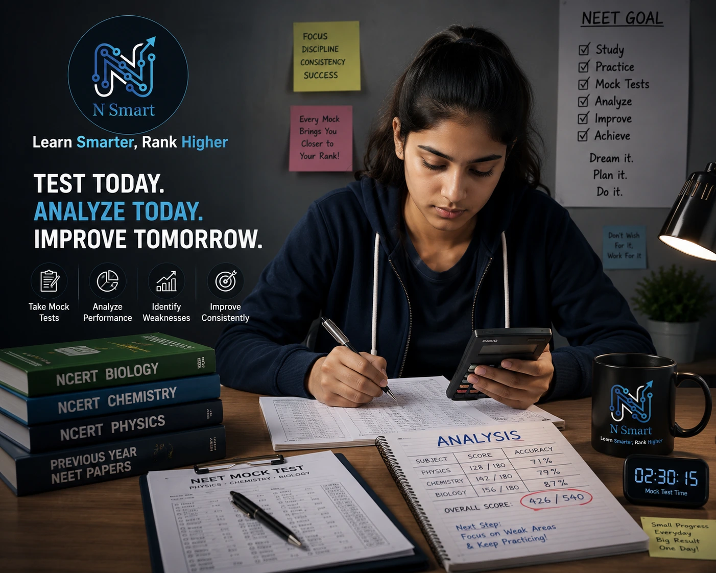 How to Analyse a NEET Mock Test: Break the 450-500 Score Plateau