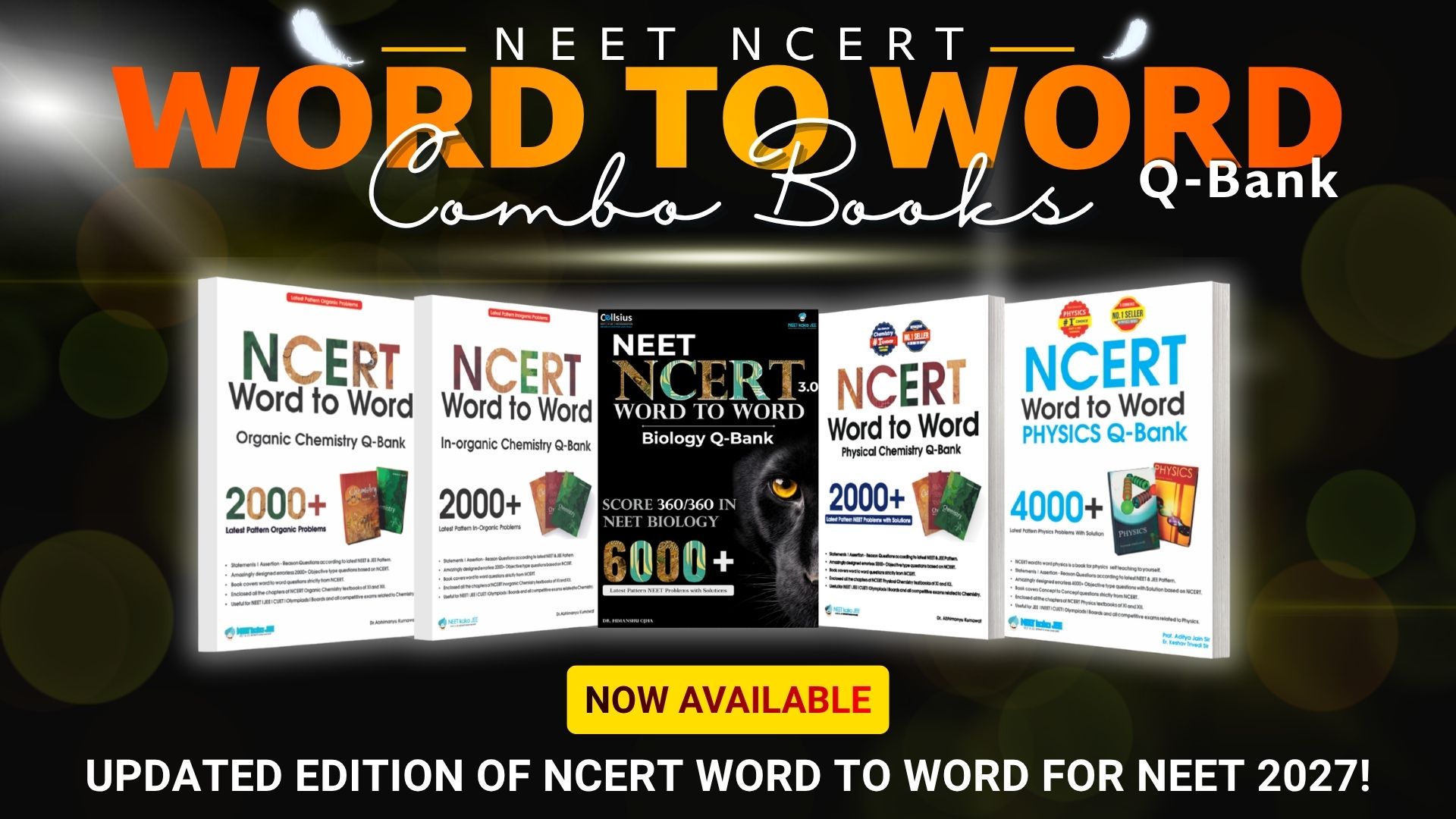 Solve 16000+ NCERT Based Questions - 5 Books Combo