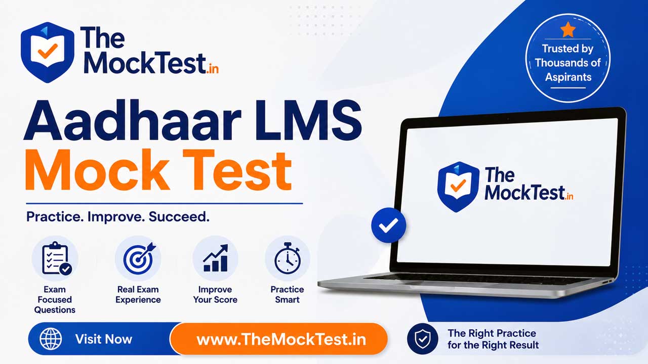 Aadhaar LMS Exam Mock Test