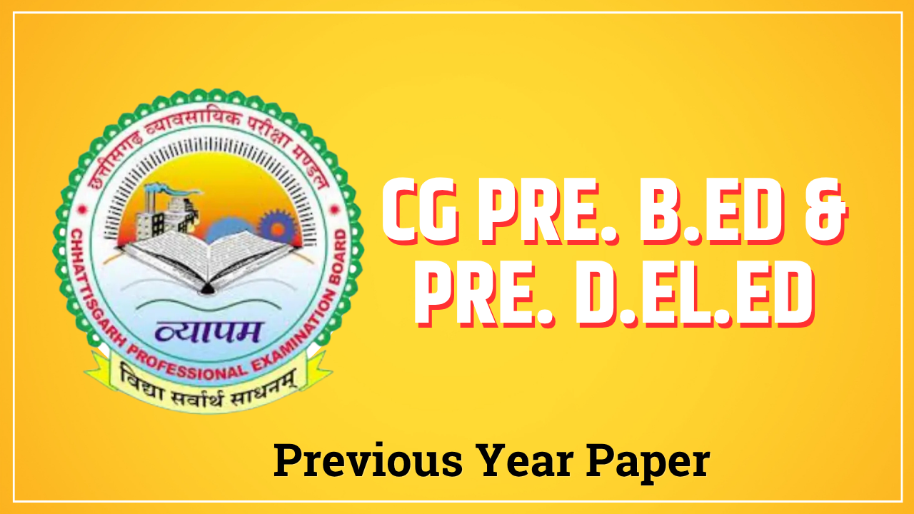 CG PRE B.ED & PRE D.EL.ED