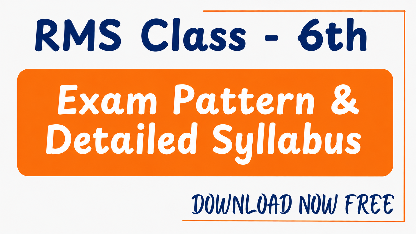 RMS Class - 06 (Exam Pattern & Detailed Syllabus)