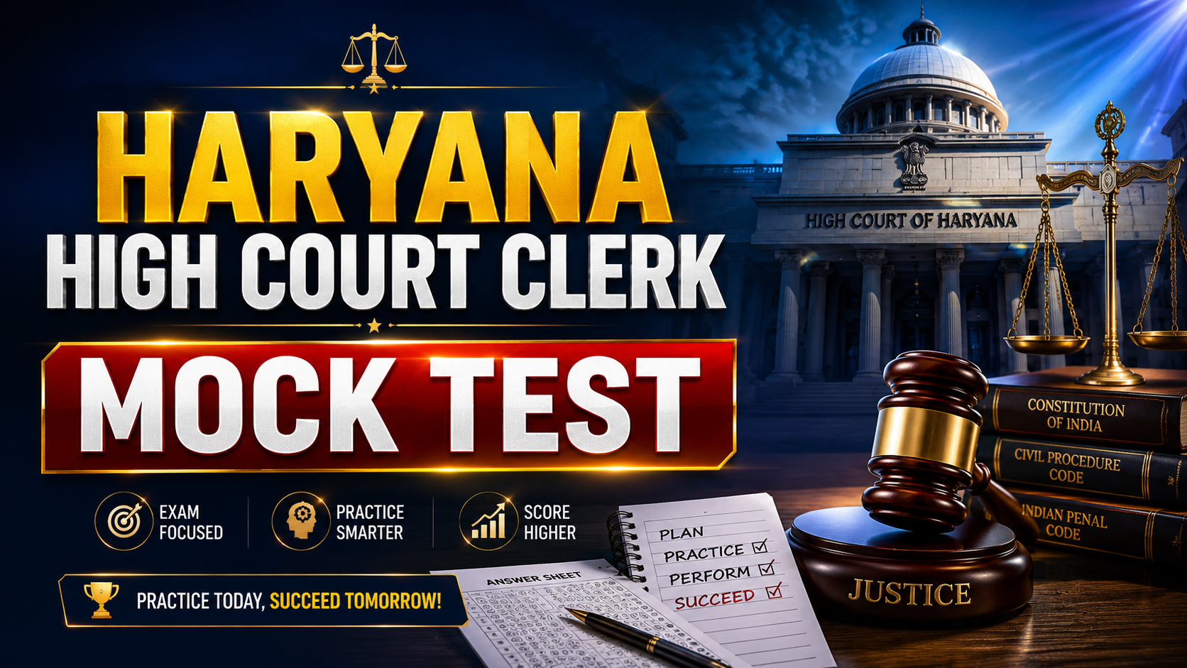 Haryana High Court Clerk Test Series
