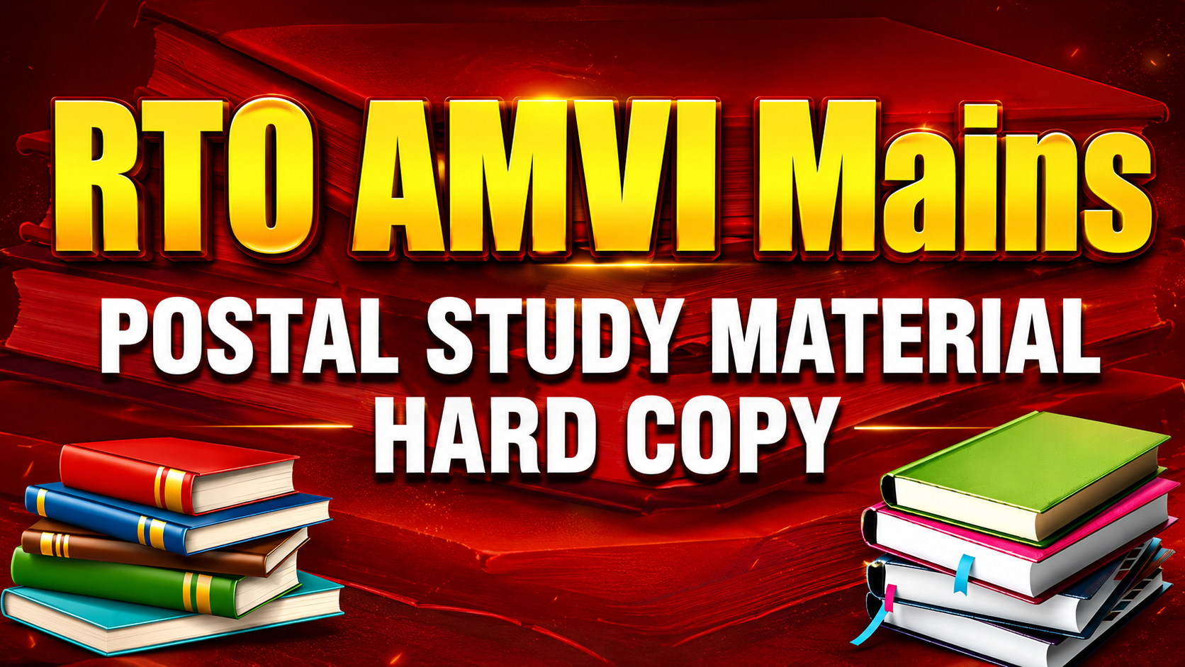 RTO AMVI Mains Study Material | Hard Copy