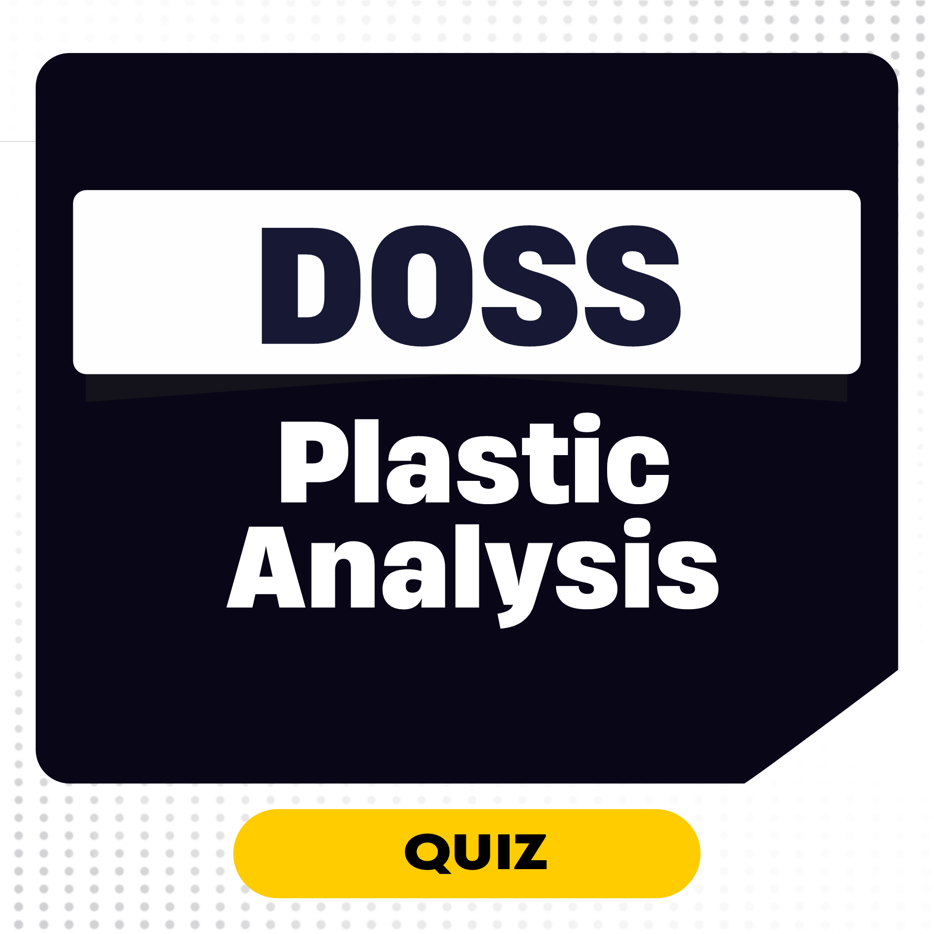Plastic analysis