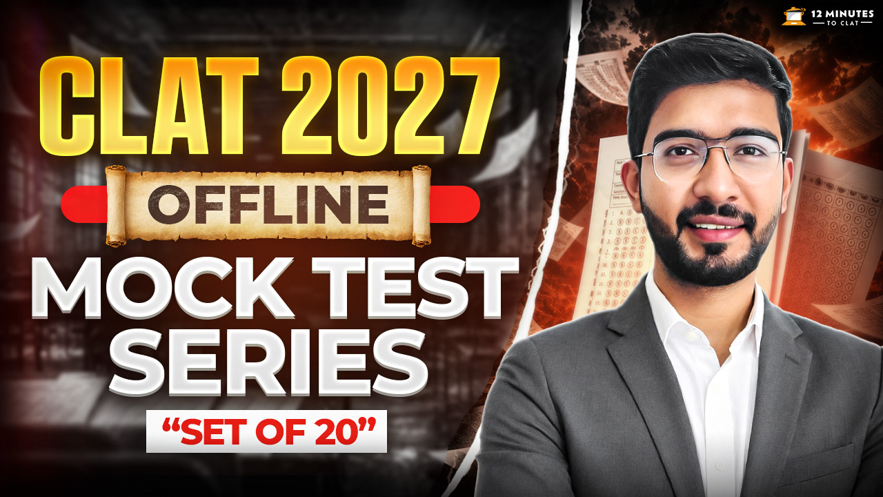 CLAT 2027 Offline Mock Test (SET OF 20)