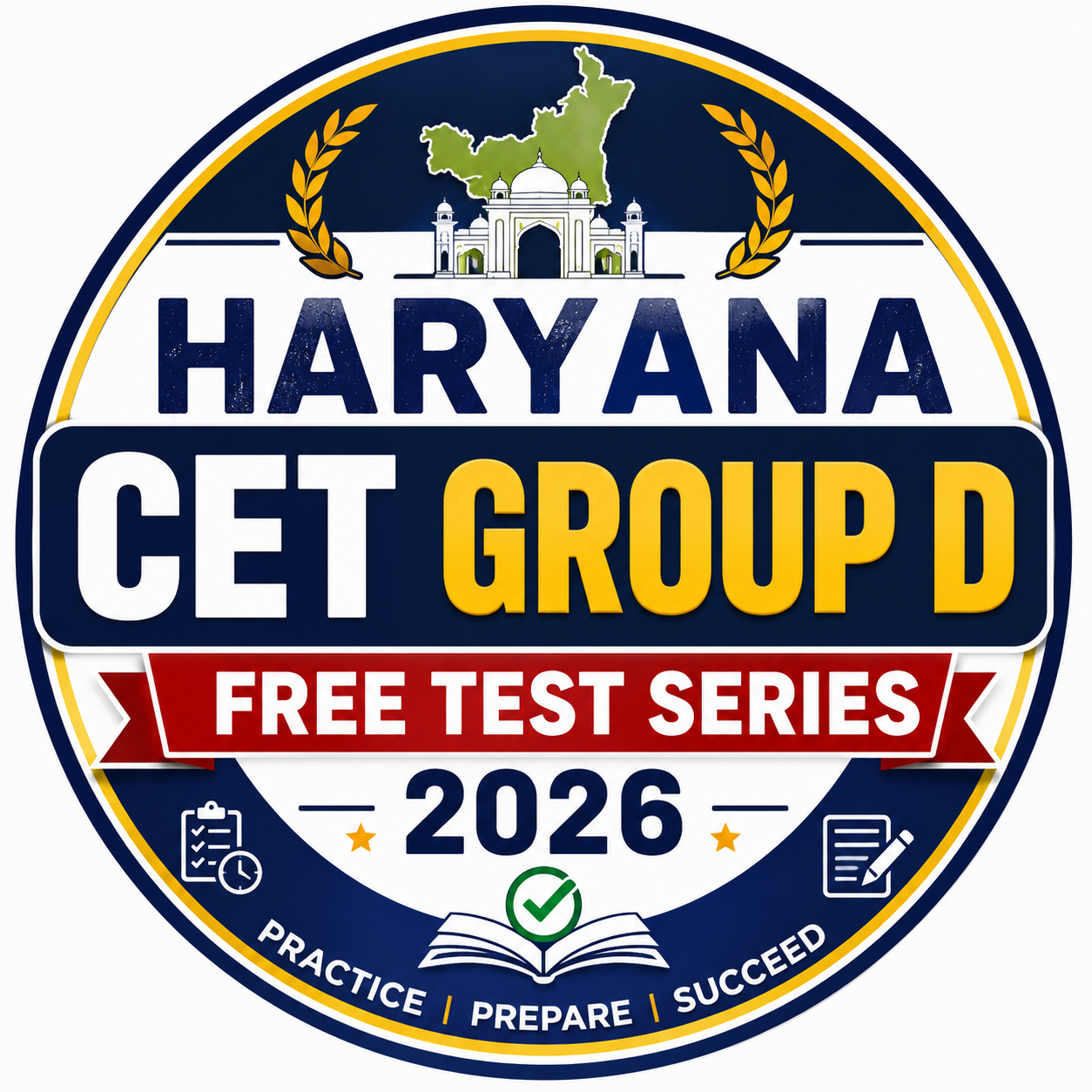 HR CET Group D Free Test 2026 (Weekly)