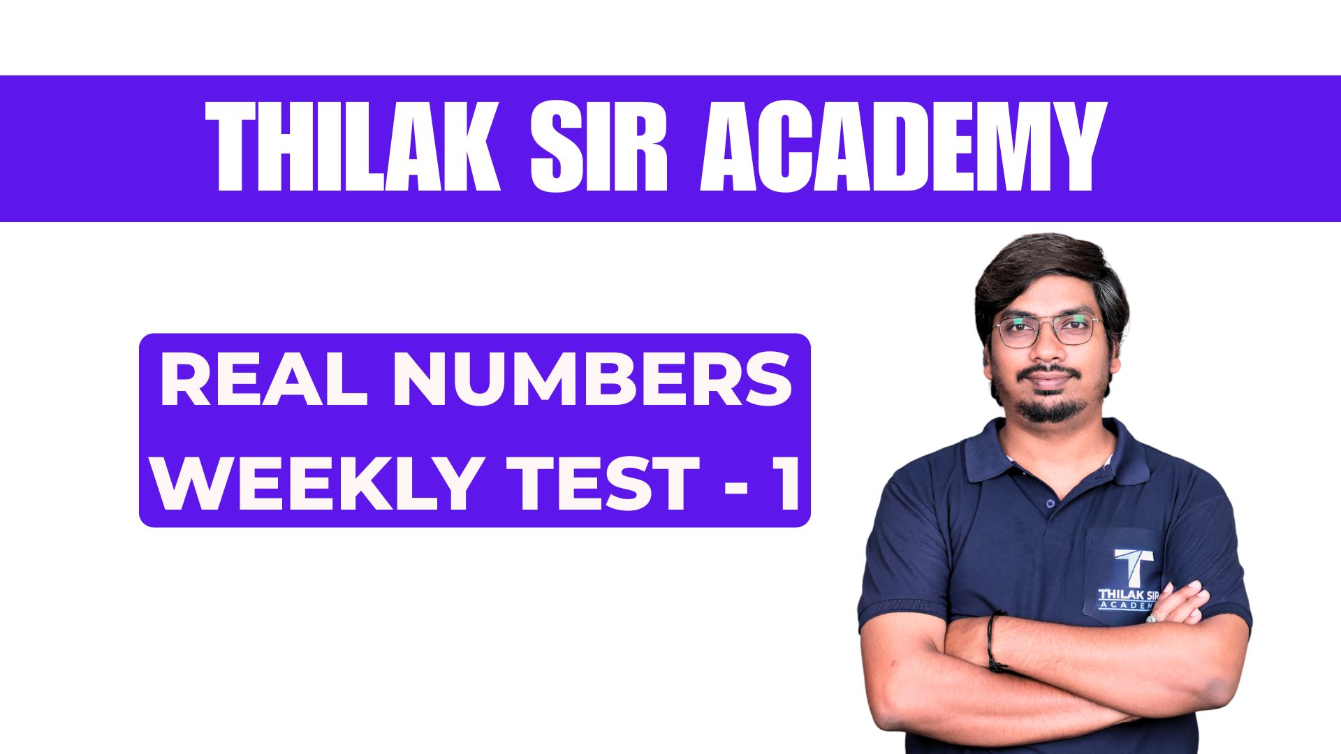 Real Numbers Weekly Test - 1