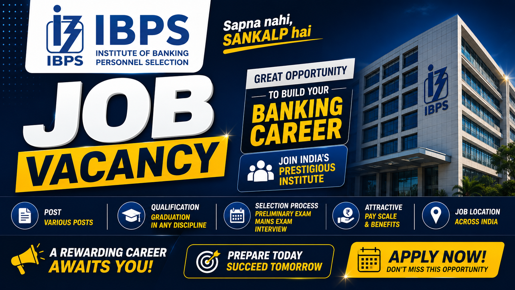 INSTITUTE OF BANKING PERSONNEL SELECTION