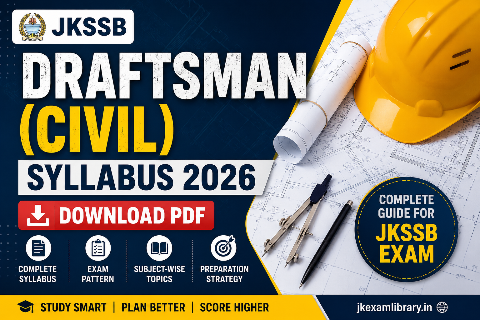 jkssb Draftsman (Civil) syllabus 2026