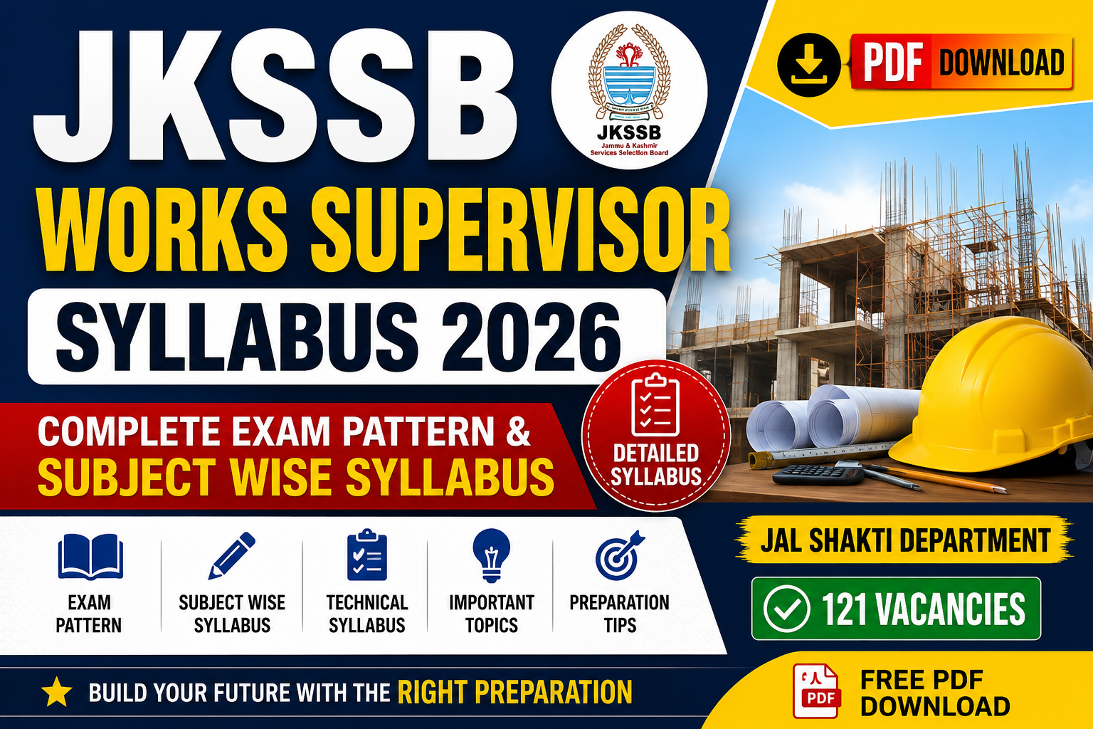 works supervisor jkssb syllabus