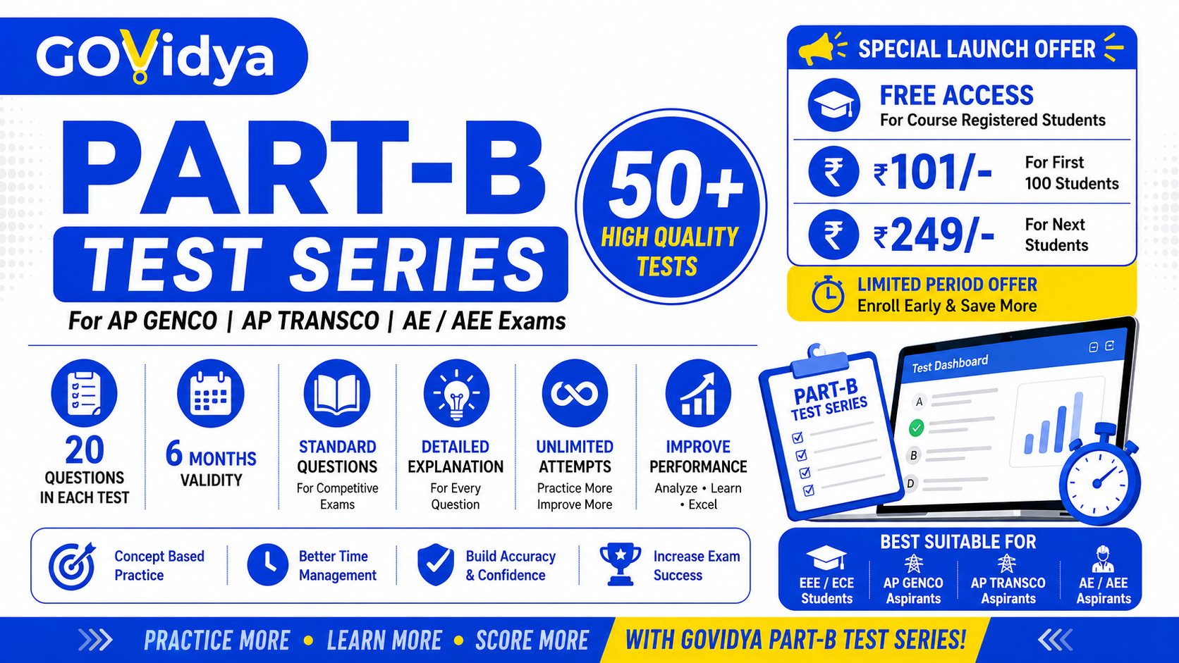 [ Part-B ] AP GENCO-TRANSCO Practice Test Series