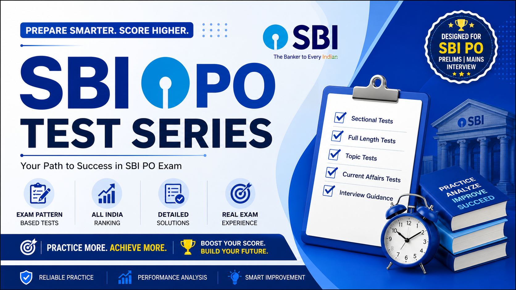 SBI PO Test Series