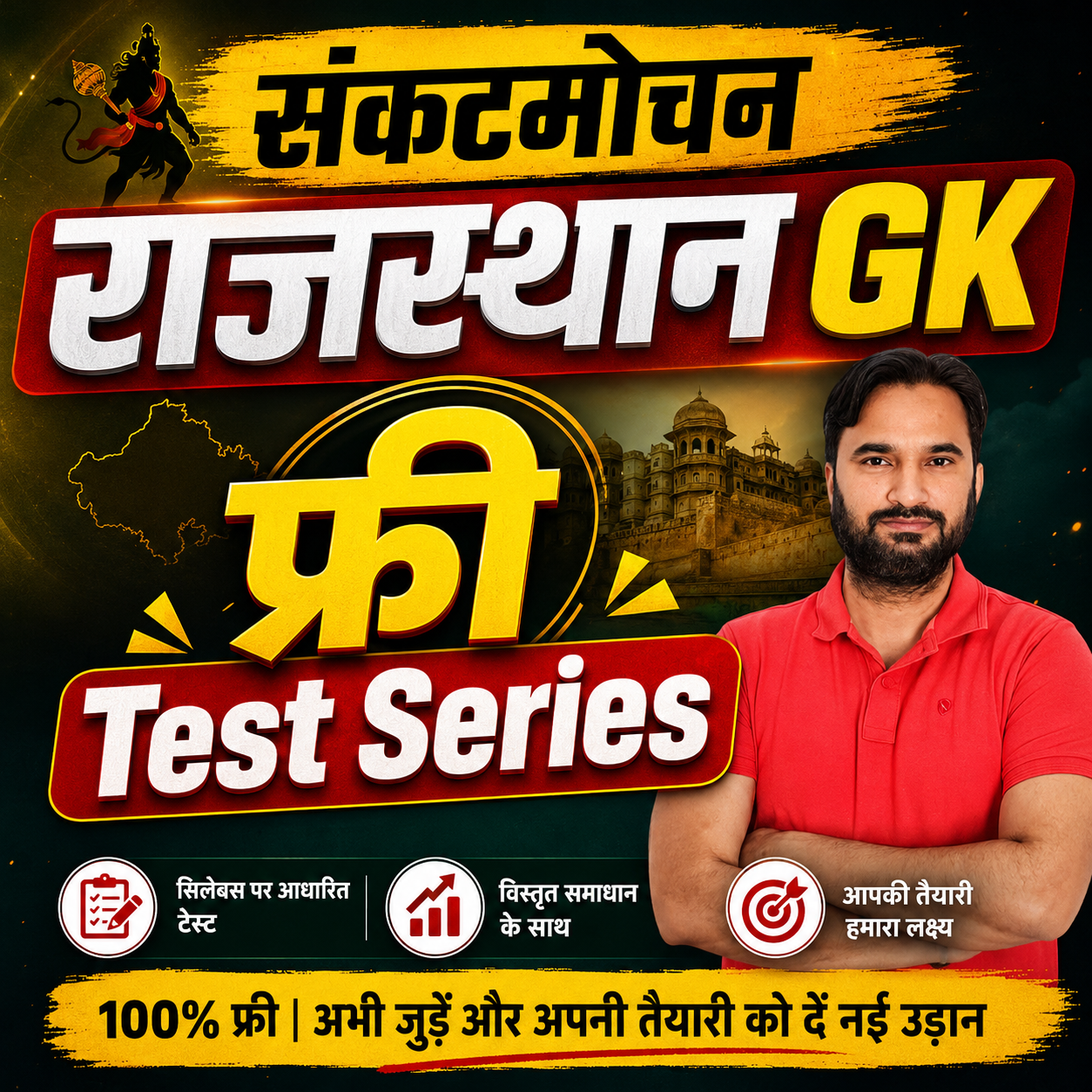 संकटमोचन राजस्थान GK फ्री Test Series