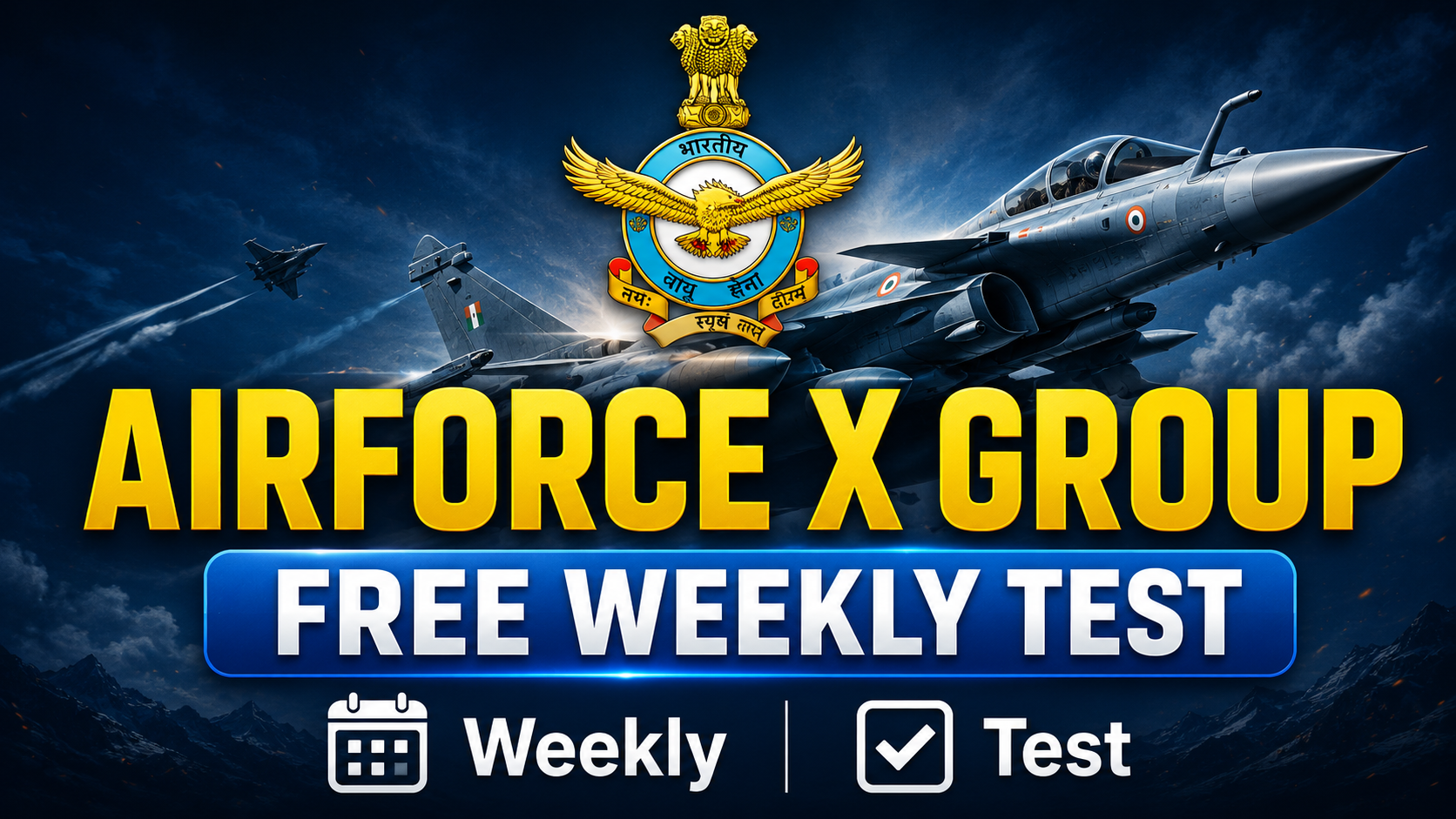 INDIAN AIRFORCE X Group Intake 02/2027