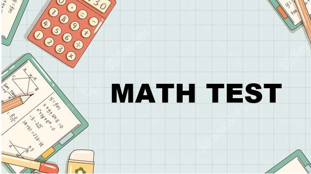 MATH TEST ONLY