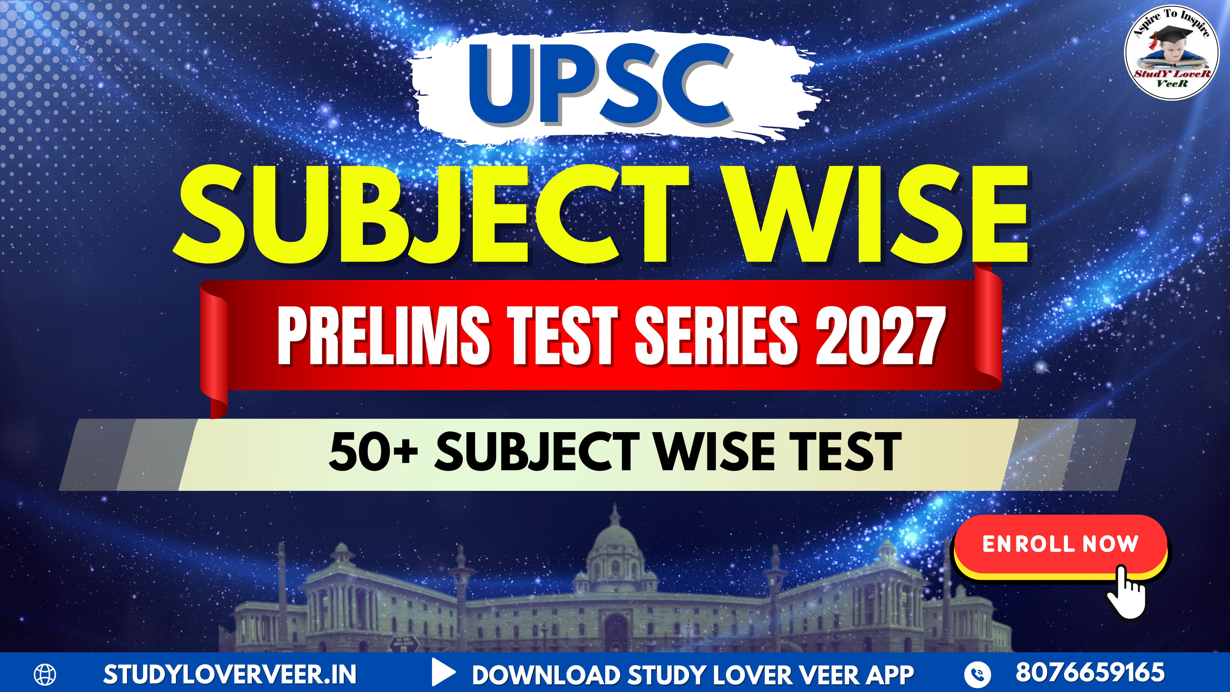 UPSC Subject Wise Test Series 2027 (GS)