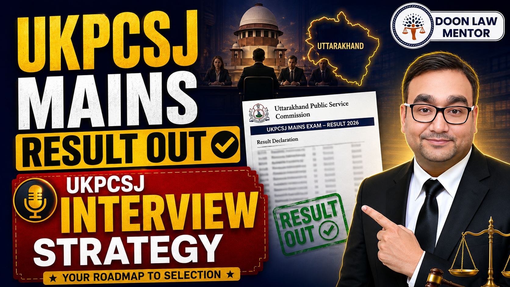 How to Crack UKPCSJ Civil Judge Interview 2026