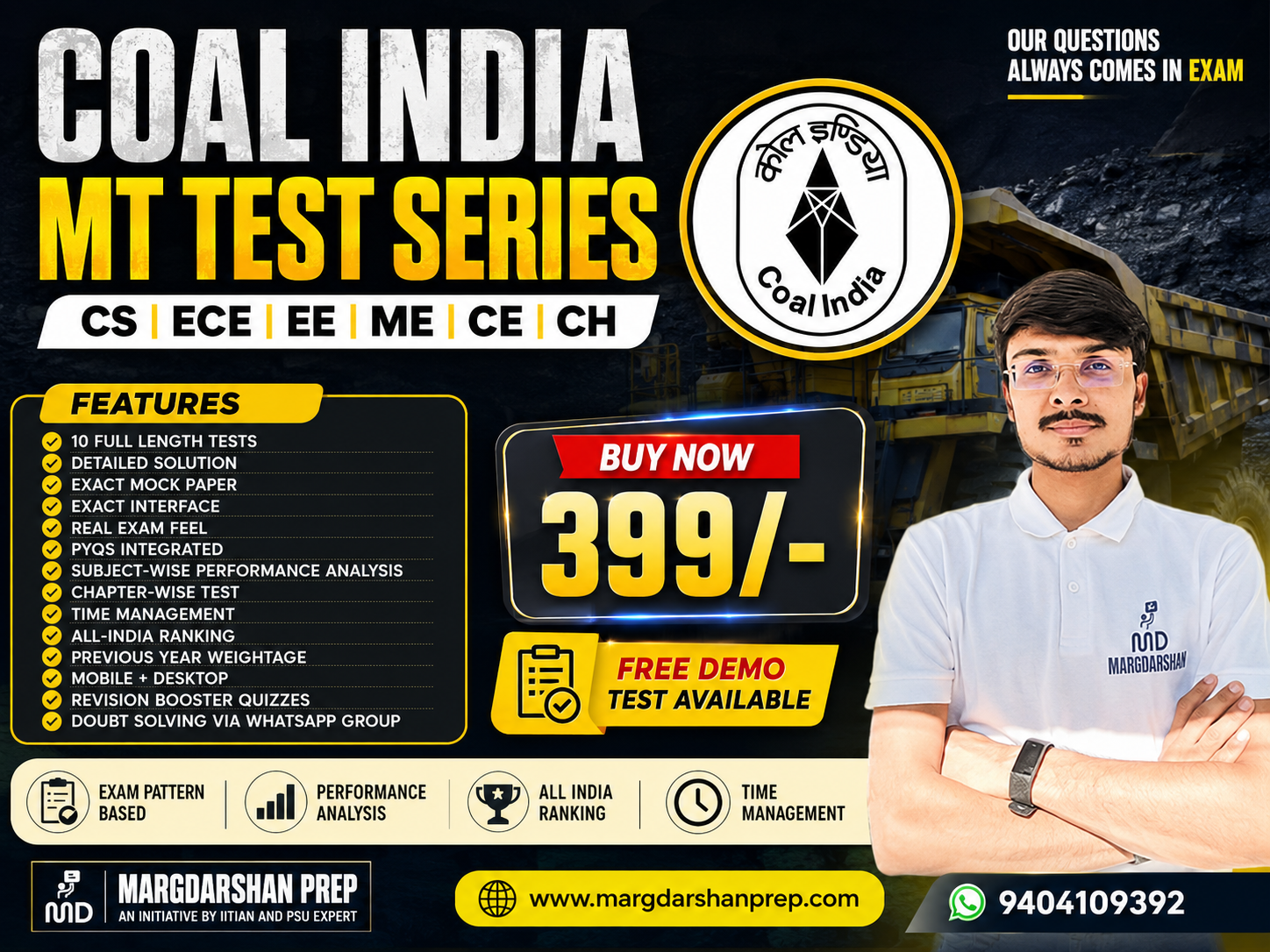 Coal India TEST SERIES 2K26
