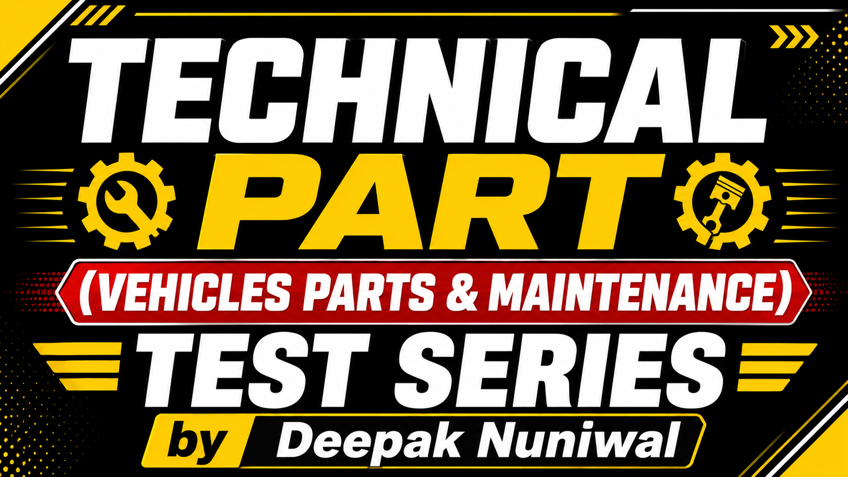Technical Part(Vehicle Parts & Maintenance)