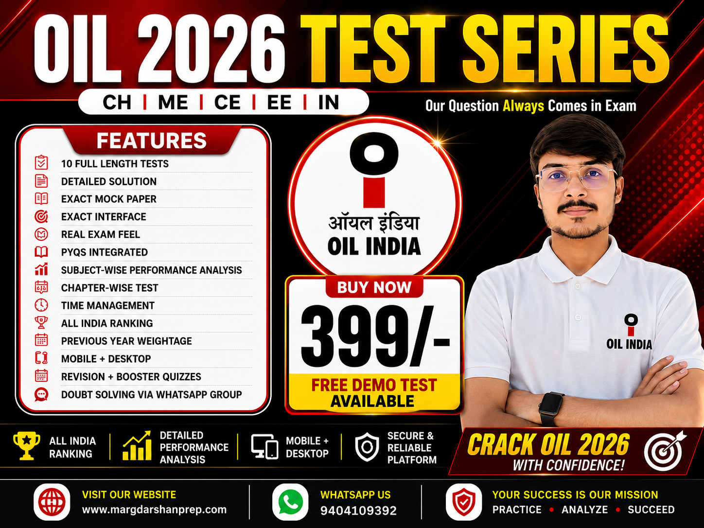 OIL TEST SERIES 2026 FOR Sr. OFFICER