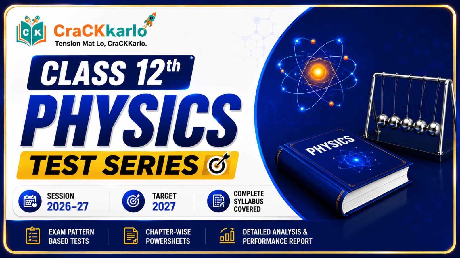 NEET CLASS-12TH PHYSICS TEST SERIES 2026-2027