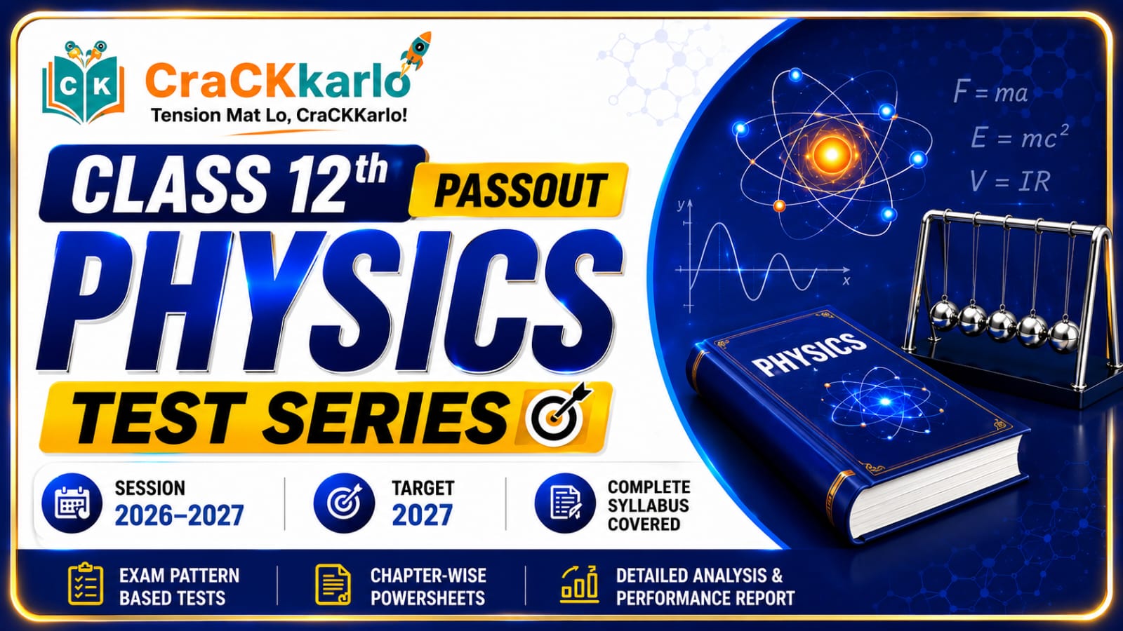 NEET CLASS-12TH PASSOUT PHYSICS TEST SERIES 2026-2027