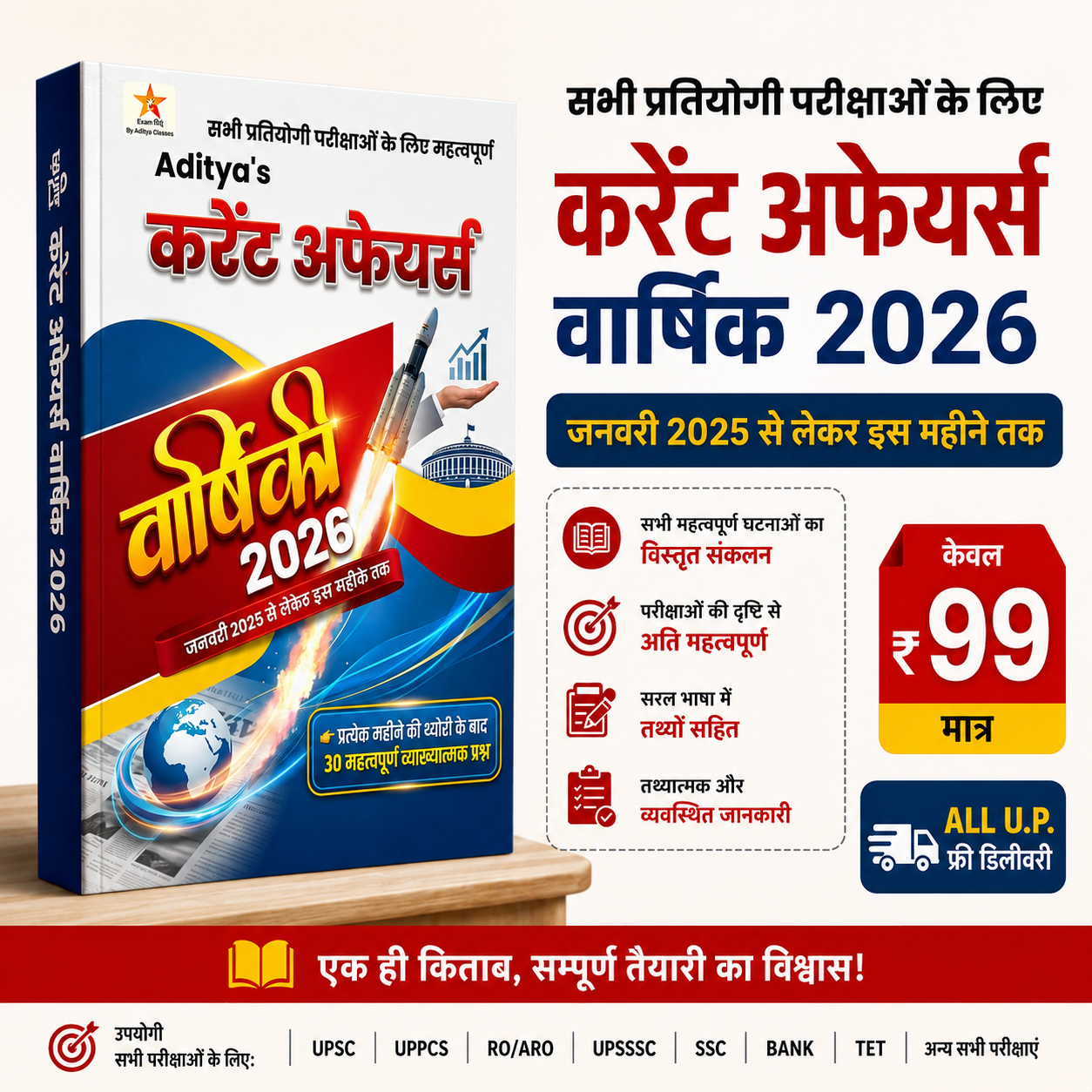 Current Affairs Books - One Liners & Theory (Jan 2025 - till this month))
